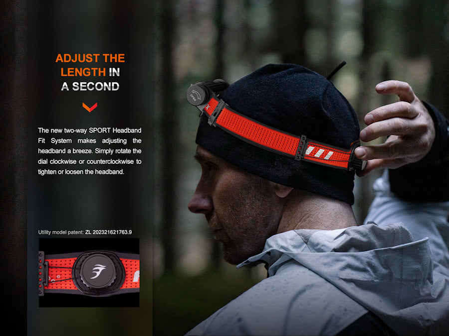 Fenix HM62-T Light Weight Trail Running Headlamp - Black