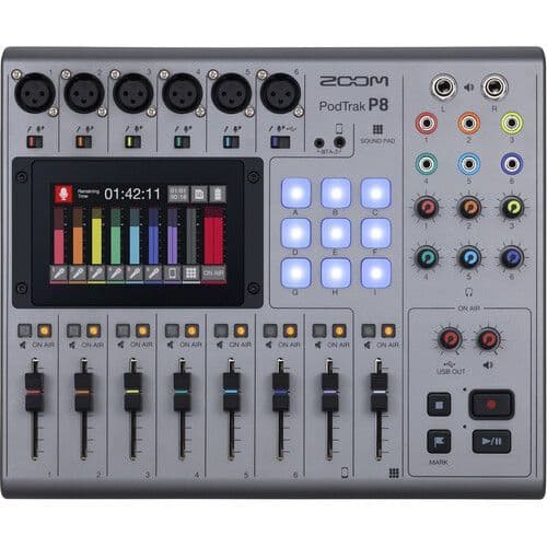 Zoom PodTrak P8 Multitrack Podcast Recorder